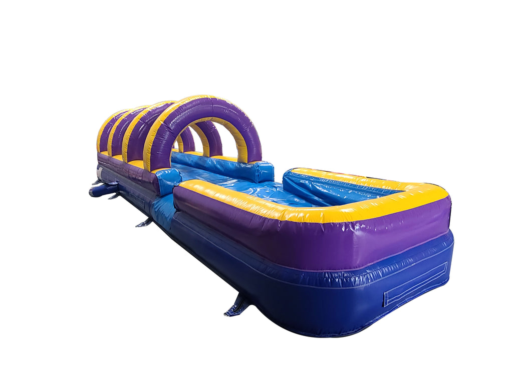 30' Purple Yellow Blue Slip and Slide - View 4