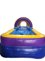 30' Purple Yellow Blue Slip and Slide