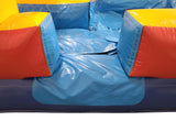 30' Red Yellow Blue Double Lane Slip and Slide
