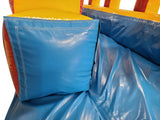 30' Red Yellow Blue Double Lane Slip and Slide
