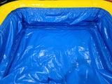 30' Yellow Green purple Double Lane Slip and Slide