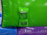30' Yellow Green purple Double Lane Slip and Slide