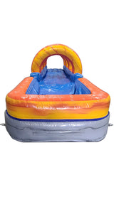 30' Yellow Grey Marble Slip and Slide