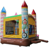 28' Candy Clown Bounce House Wet or Dry Water Slide Combo