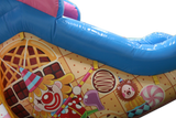 28' Candy Clown Bounce House Wet or Dry Water Slide Combo