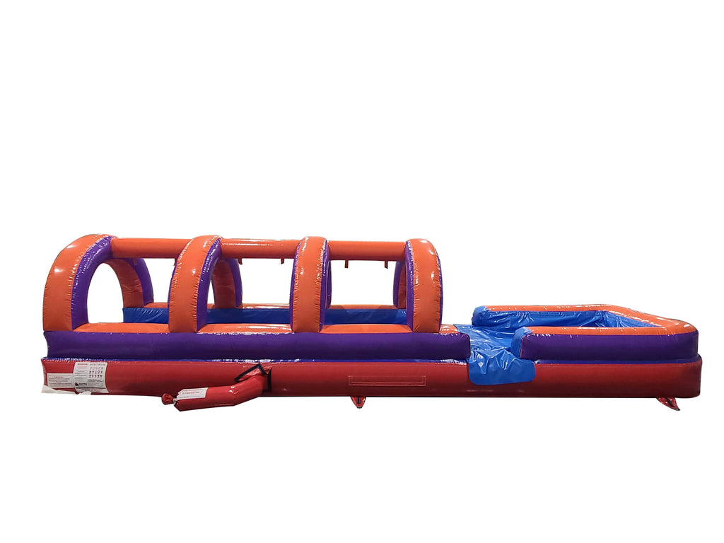 30’ Purple Orange Red Slip and Slide - View 3