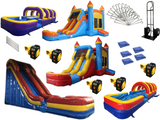 Big Water Slip and Slide Bounce House Commercial Grade Startup Package #41