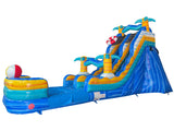18' High Beach Safari Water Slide