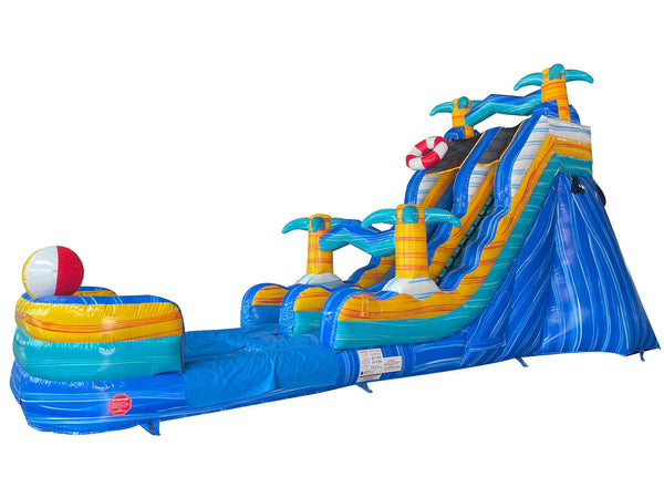 18' High Beach Safari Water Slide
