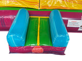 14' Sweet Colorful Castle Marble Standard Bouncer