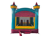 14' Sweet Colorful Castle Marble Standard Bouncer
