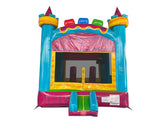 14' Sweet Colorful Castle Marble Standard Bouncer
