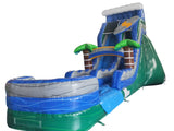 18'H Single Surfs Up Water Slide