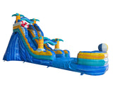 18' High Beach Safari Water Slide