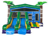 25' Purple Yellow Blue Palm Tree Marble Combo