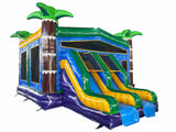 25' Purple Yellow Blue Palm Tree Marble Combo