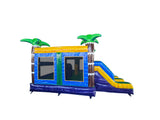 25' Purple Yellow Blue Palm Tree Marble Combo