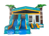 25' XL Mint Yellow White Palm Tree Marble Combo