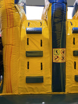 28' Colorful Marble Rainbow Balloon Bounce House Wet or Dry Water Slide Combo