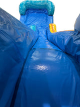 28' Palm Splash Adventure Bounce House Wet or Dry Water Slide Combo