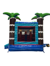 28' Tropical Inferno Bounce House Wet or Dry Water Slide Combo