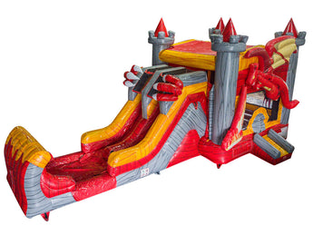 30' Dragon Splash Wet or Dry Water Slide Combo