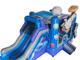 30' Spaceship Splash Wet or Dry Water Slide Combo