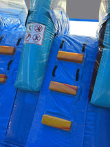 28' Camera & Photos Marble Bounce House Wet or Dry Water Slide Combo