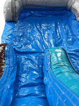 28' Camera & Photos Marble Bounce House Wet or Dry Water Slide Combo