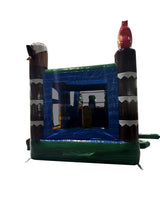 28' Primitive Tribe Rainbow Marble Bounce House Wet or Dry Water Slide Combo