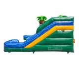 16' Twin Tropical Wet or Dry Water Slide Combo