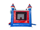 14' Star Red White Blue Marble Standard Bouncer