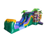 30' Tropical Fruit Splash Wet or Dry Water Slide Combo