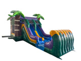 30' Tropical Fruit Splash Wet or Dry Water Slide Combo