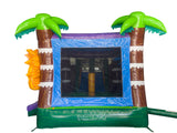 30' Tropical Fruit Splash Wet or Dry Water Slide Combo