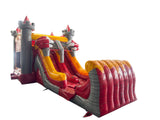 30' Dragon Splash Wet or Dry Water Slide Combo