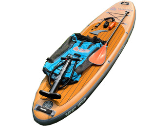 Inflatable Stand Up Paddle Board (6 Inches Thick) with Accessories & Carry Bag