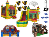 Bounce House Startup Package Cinco de Carnival Game & Slide Combo #45 Commercial Grade