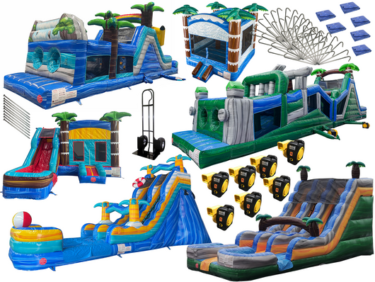 Bounce House Startup Package Jungle Tropic Splash & Adventure #44 Commercial Grade