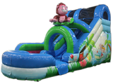 15' Monkey Surf Water Slide
