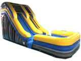 15' Blue Yellow Grey Water Slide