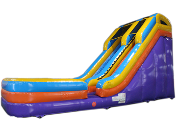 17'H Blue & Purple Water Slide