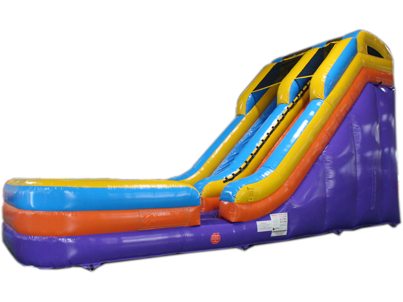 17'H Blue & Purple Water Slide - View 10
