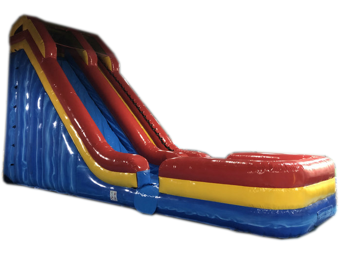 21' Red Yellow Blue Marble Water Slide - View 10
