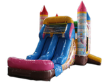 28' Candy Clown Bounce House Wet or Dry Water Slide Combo
