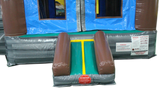 29' Tropical Helix Bounce House Wet or Dry Water Slide Combo