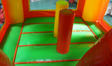 29' Orange & Green Helix Bounce House Wet or Dry Water Slide Combo