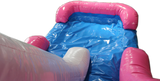 28' Pink Balloon Bounce House Wet or Dry Water Slide Combo