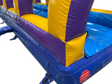 30' Purple Yellow Blue Slip and Slide